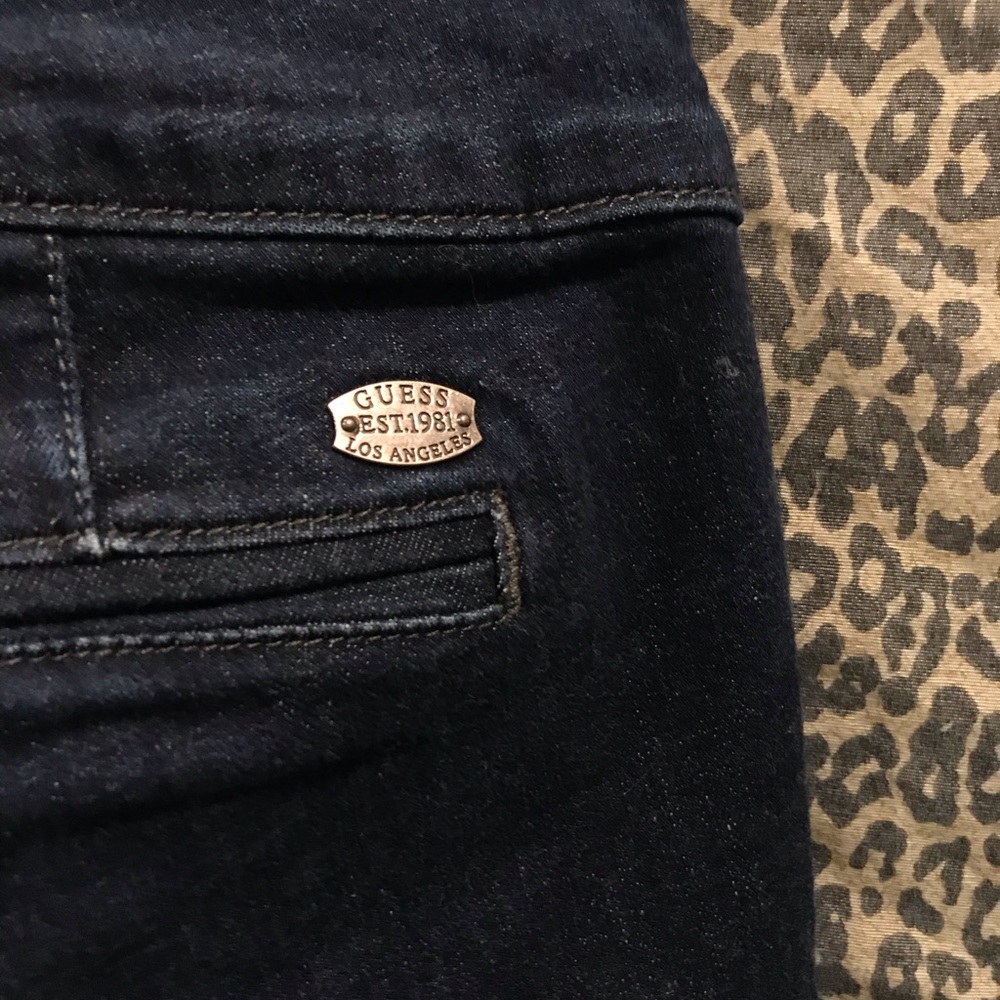 SOLD Bootcut/ flare  guess jeans trendy dark wash